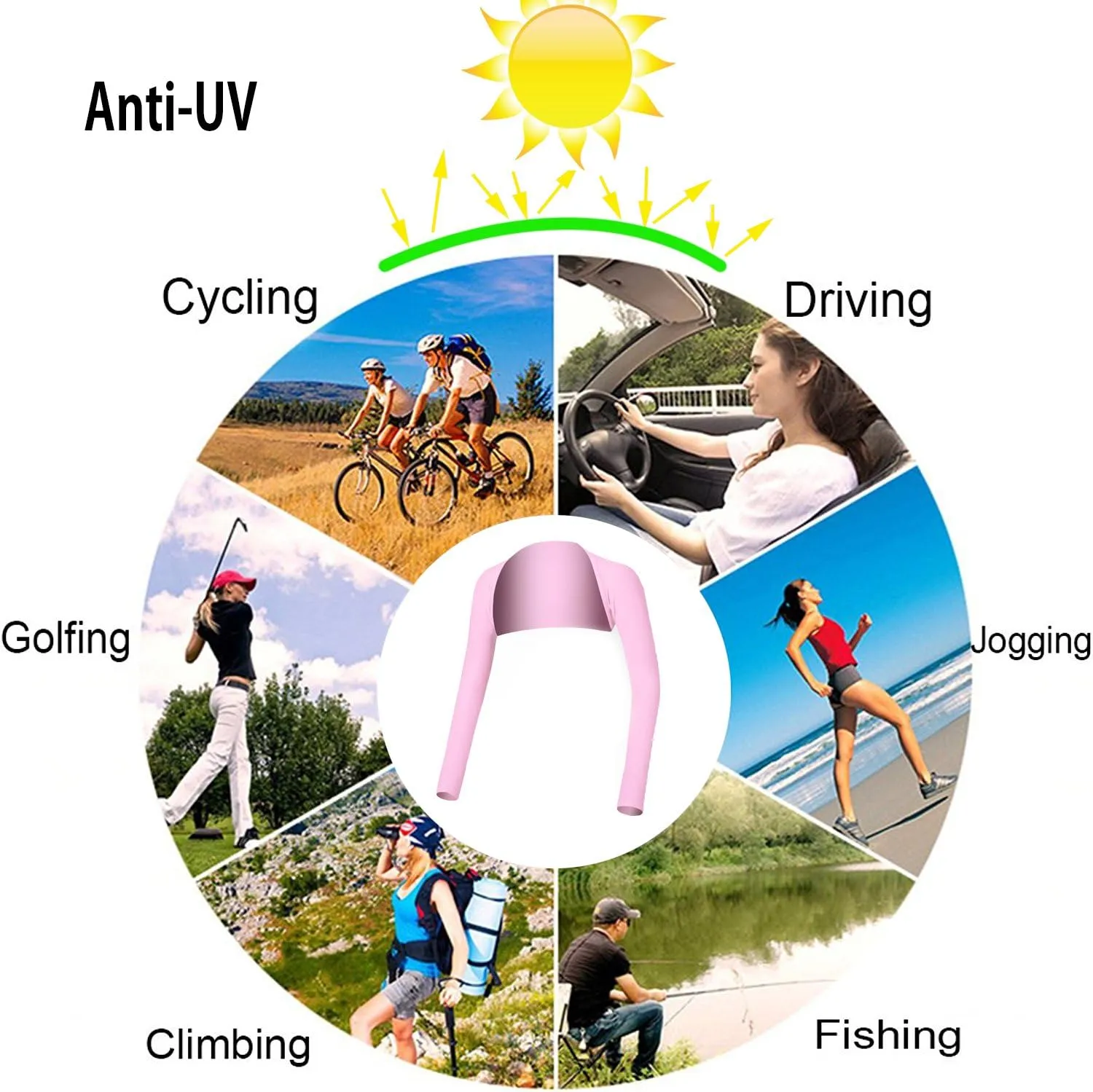 Advanced Cooling Shawl Arm Sleeve Sun Protection Comfortable & Breathable for Women Men