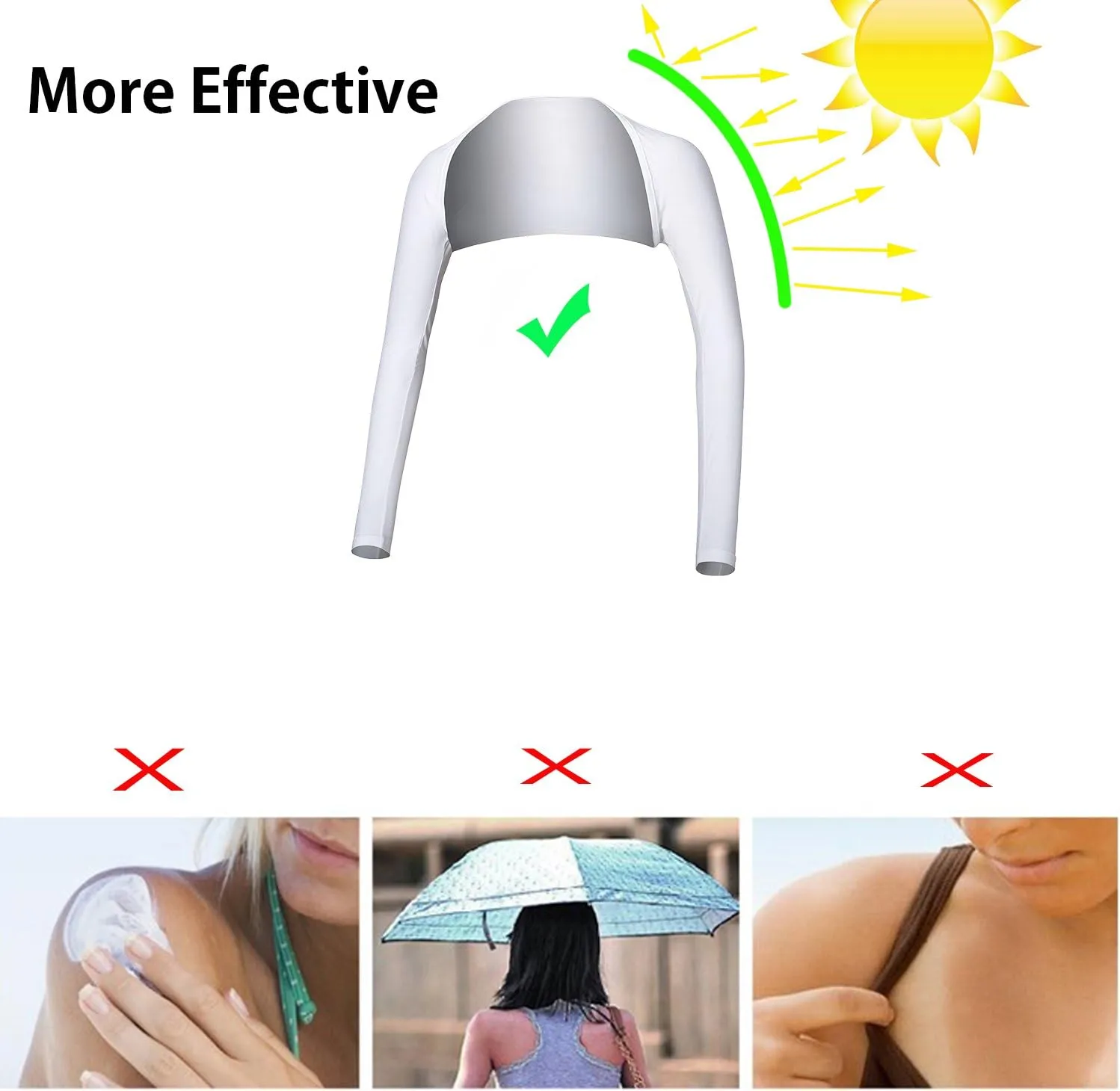 Advanced Cooling Shawl Arm Sleeve Sun Protection Comfortable & Breathable for Women Men