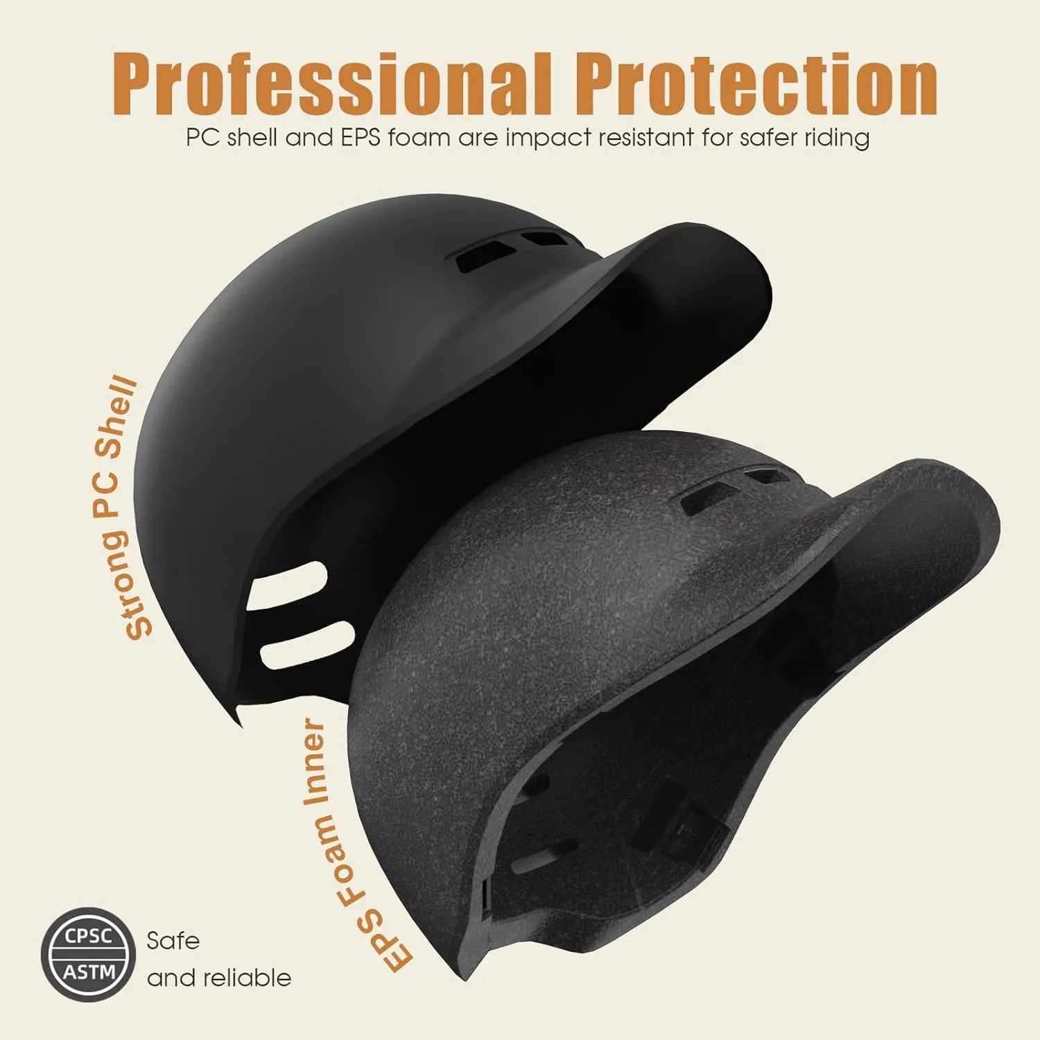 Bike Helmet, Shinmax Baseball Cap Adult Bike Helmets for Men Women Bicycle Helmet Lightweight Adjustable Cycling Helmet for Urban Commuter Road Biking