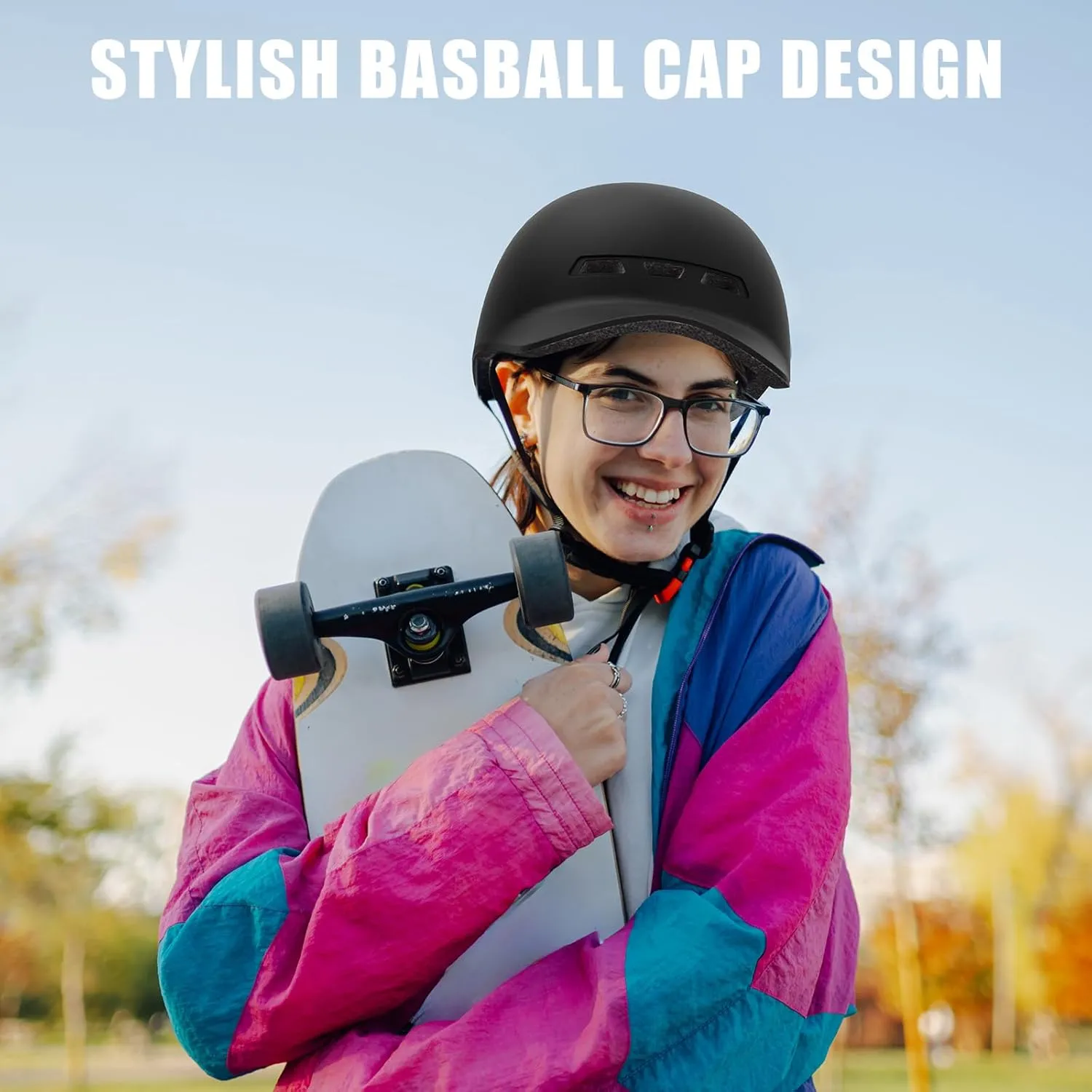 Bike Helmet, Shinmax Baseball Cap Adult Bike Helmets for Men Women Bicycle Helmet Lightweight Adjustable Cycling Helmet for Urban Commuter Road Biking