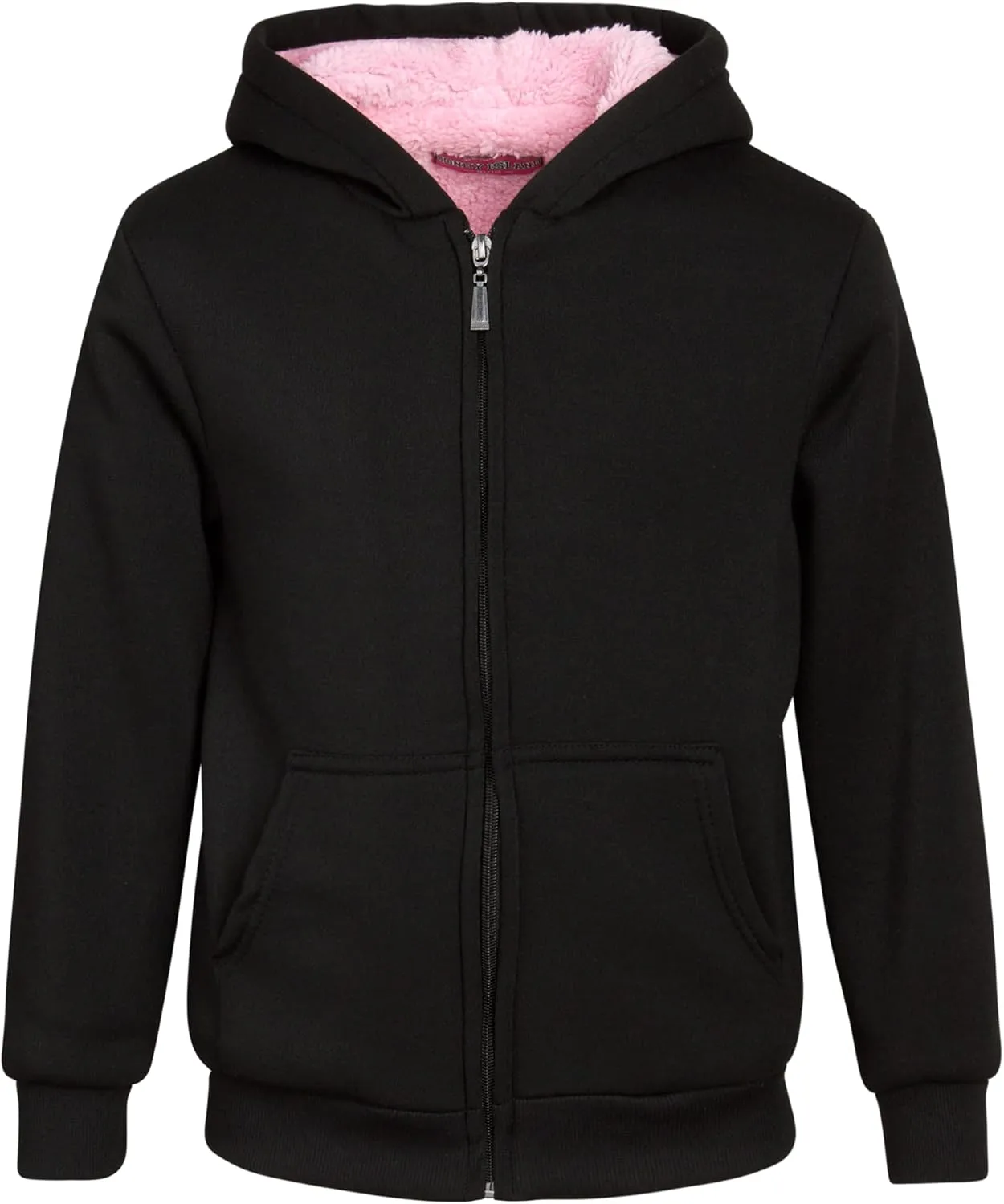 Coney Island Girls Hoodie - Cozy Soft Fleece Sherpa Lined Zip Up Hoodie Sweatshirt for Girls (Sizes Run Small: 4-16)