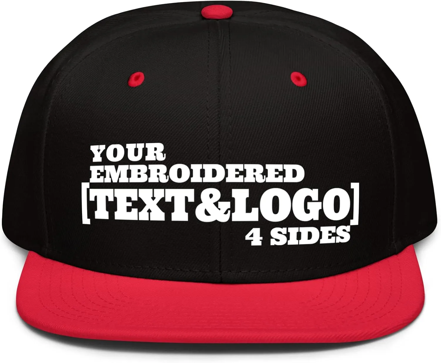 Custom Hat/Cap, Embroidery Personalized Text & LogoSnapback Baseball Trucker Hat