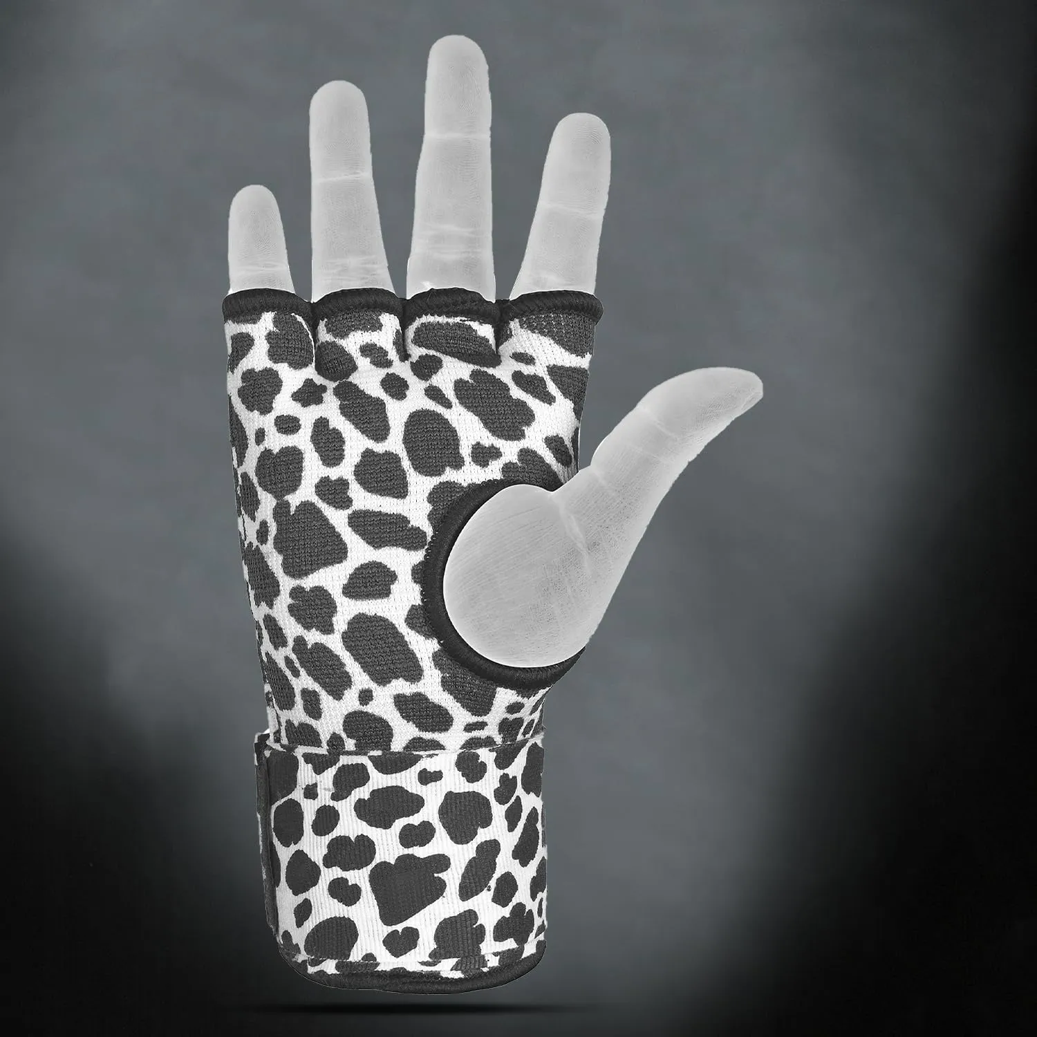 Defy Gel Padded Inner Gloves with Hand Wraps - MMA Muay Thai Boxing Fight Pair