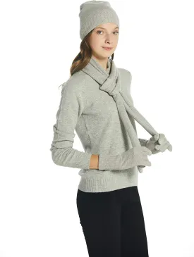 EURKEA 100% Cashmere Winter Scarf in Solid Colors with Gift Box for Women, Warm & Soft & Lightweight, Gift Ready