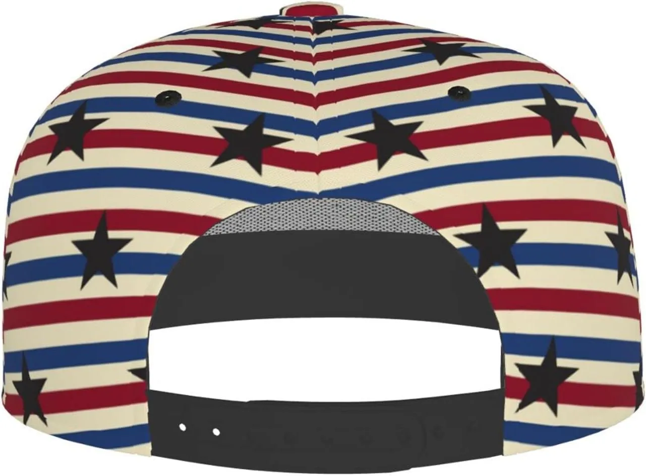 Fashion American Flag Baseball Hats for Men Women USA Flag Baseball Cap Adjustable Independence Trucker Snapback Hat