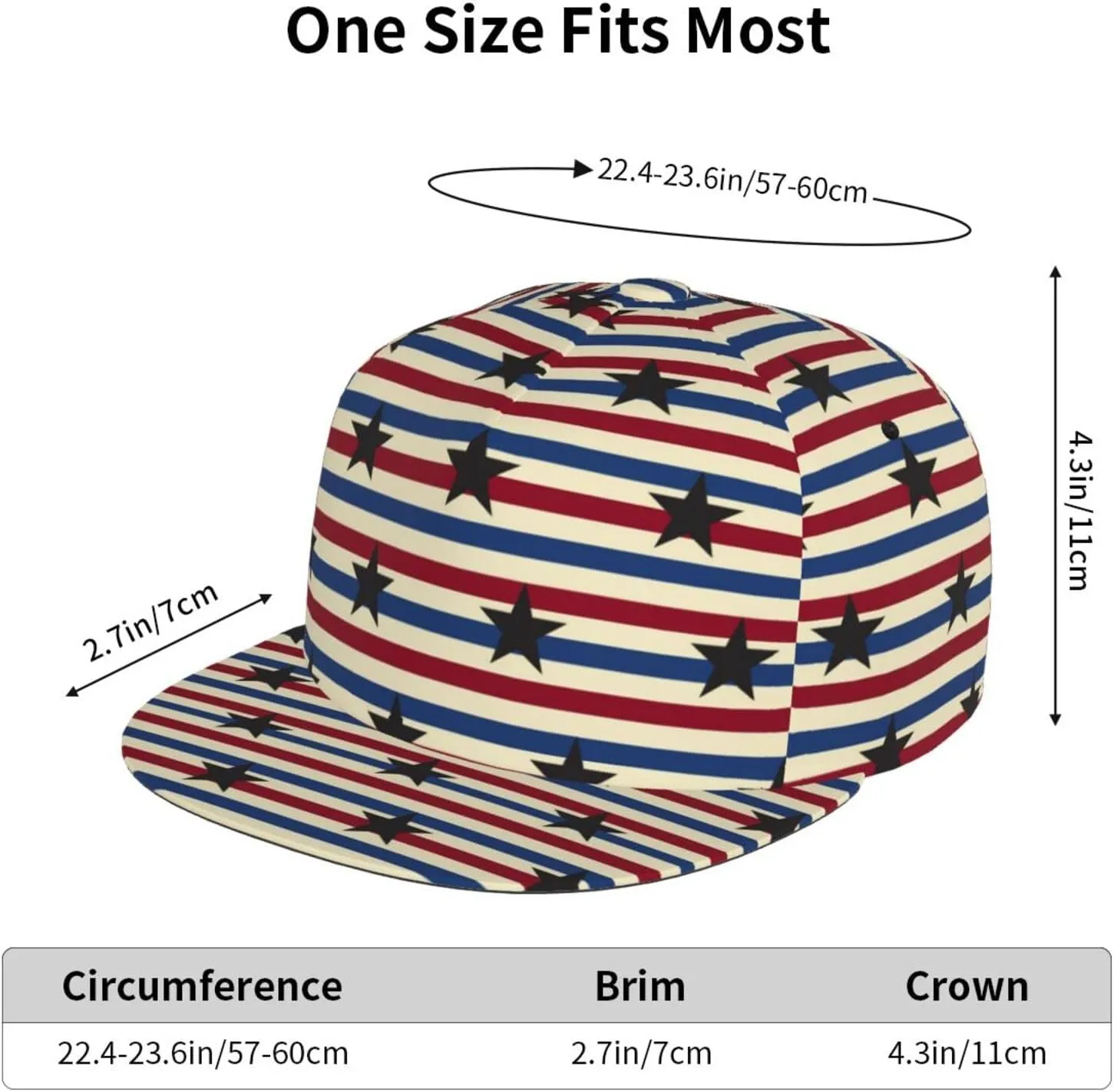 Fashion American Flag Baseball Hats for Men Women USA Flag Baseball Cap Adjustable Independence Trucker Snapback Hat