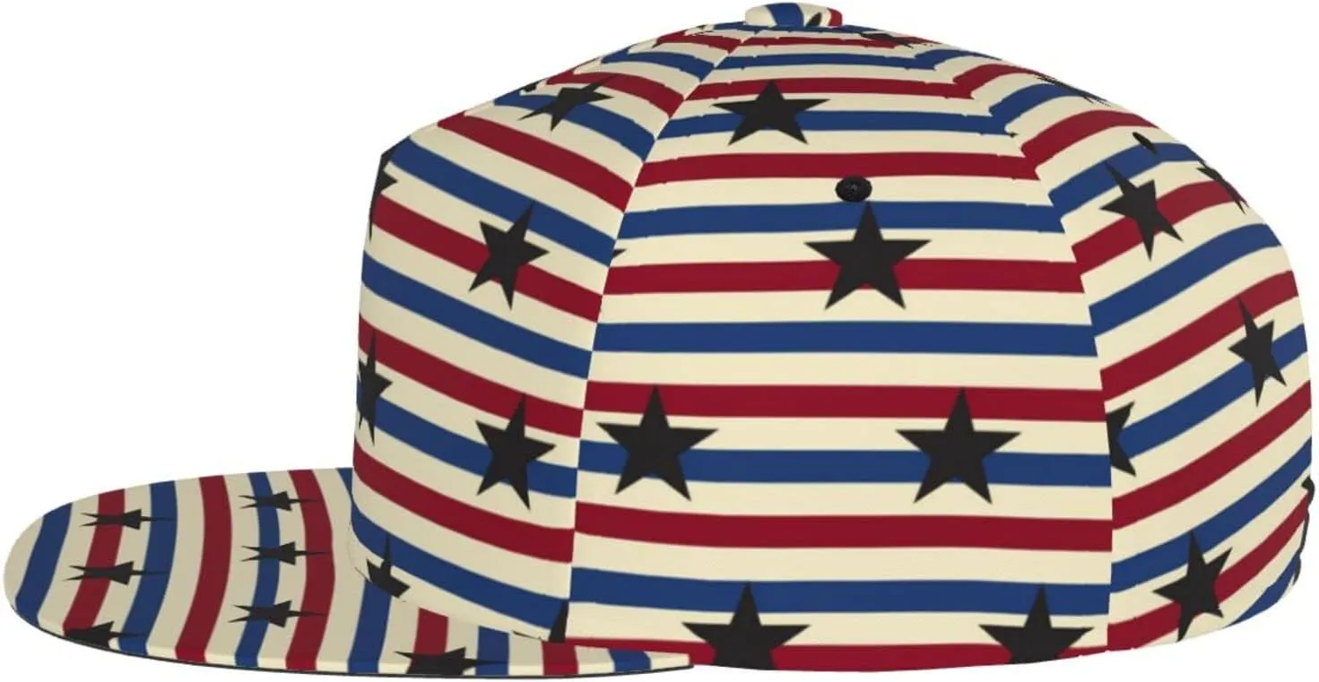 Fashion American Flag Baseball Hats for Men Women USA Flag Baseball Cap Adjustable Independence Trucker Snapback Hat