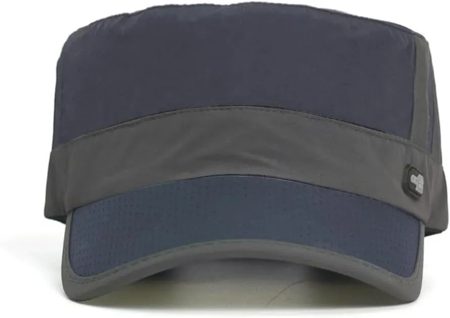 FASHIXD Mesh Military Hat for Men Summer Army Cap Quick Qry Short Bill Hat Cadet Caps
