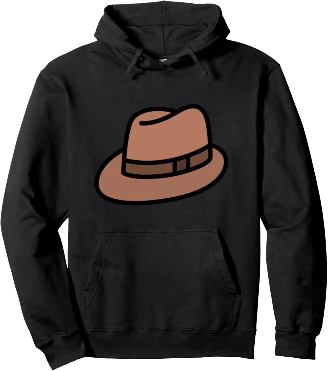 Fedora Hat Pullover Hoodie