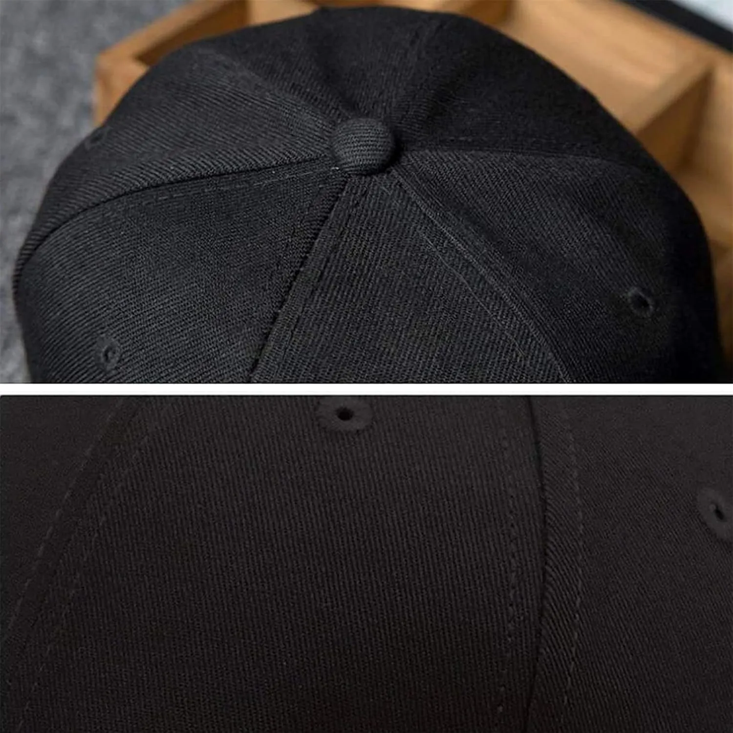Flat Bill Hats for Men Snapback Skull Hats Black Hat for Teen Boys Skateboard Hats Baseball Cap