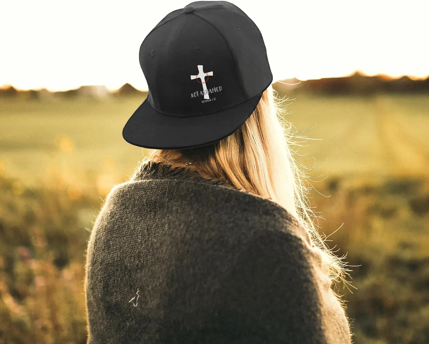 Flat Bill Hats for Men Snapback Skull Hats Black Hat for Teen Boys Skateboard Hats Baseball Cap