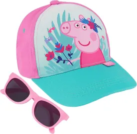 Girls' Baseball Cap, Minnie Mouse, Peppa Pig or Frozen Adjustable Toddler Hat Ages 2-4