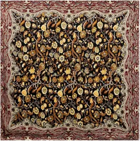 K-Elewon Large Square Scarf 43" Silk Scarf Fashion Scarves Silk Feeling Hair Wrapping Scarfs Night Sleeping Headscarf