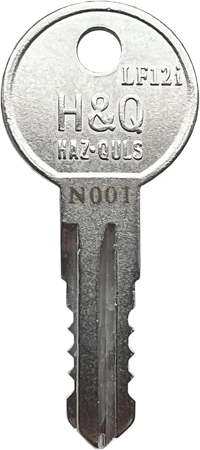 KeyPower N001-N250 & N001R-N250R PreCut Keys (2) for Thule Ski, Roof, Cargo Box, Carrier Racks and Crossbars, Select Your Key Number, Come with One Free D1251 LockCore Control Removal Key, Code:N110