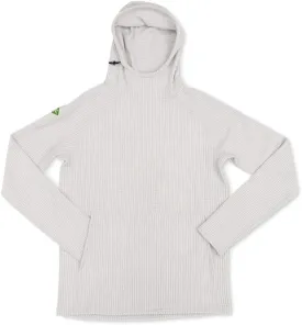 Men's Outdoor Fleece Mid-Layer Grid Hoodie For Hiking Skiing Backpacking