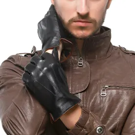 Nappaglo Men's Genuine Touchscreen Nappa Leather Gloves Driving Winter Warm Mittens