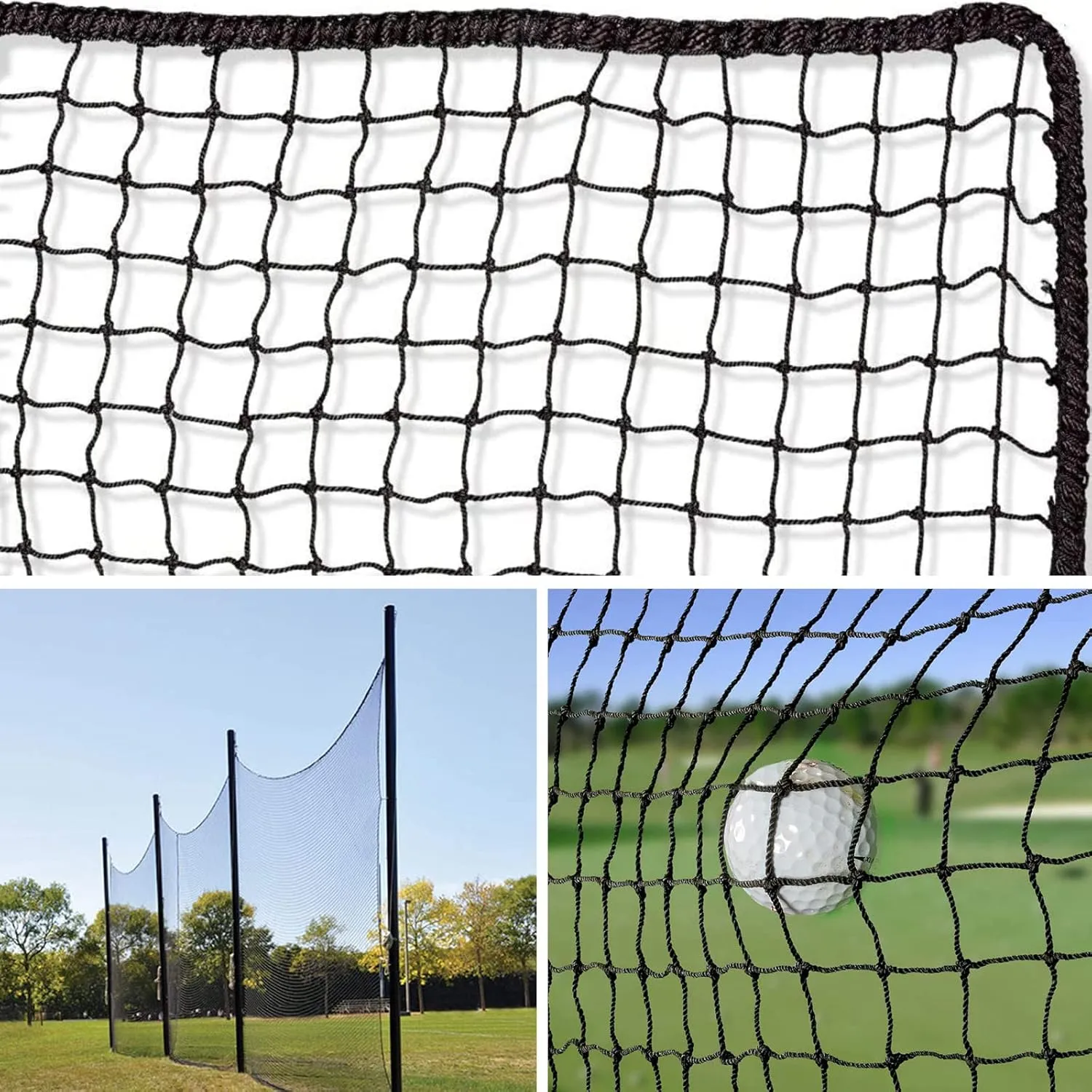 On Deck Sports Residential Golf Netting for Backyards, Driving & Chipping Practice, and Indoor & Outdoor Simulators - Up to 35 Ft Long