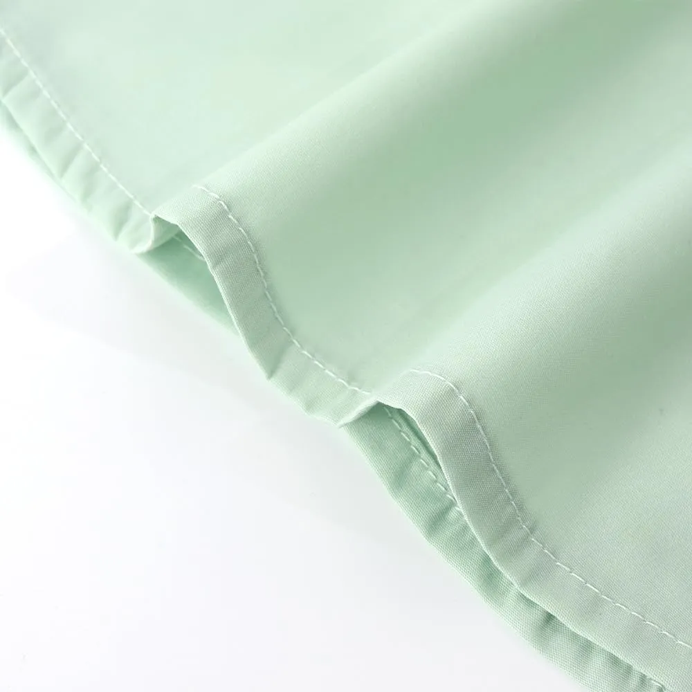 Spring&Gege Boys' Long Sleeve Dress Shirts Formal Uniform Poplin Solid