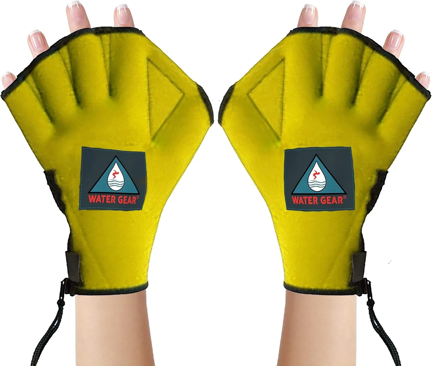 Water Gear All Neoprene Fingerless Force Gloves - 50% More Resistance