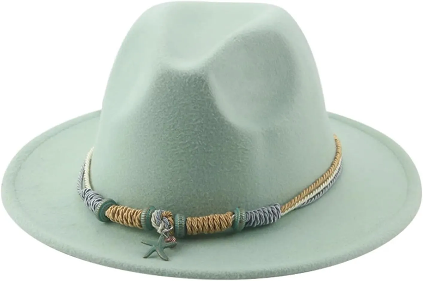 Winter Fedora Hat - Big Size Wide Brim For Women & Men, Felted, Stylish Winter Cap