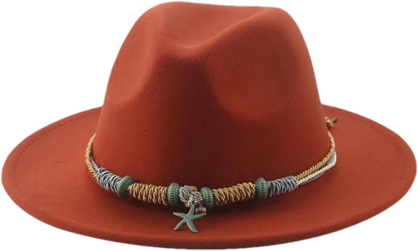 Winter Fedora Hat - Big Size Wide Brim For Women & Men, Felted, Stylish Winter Cap