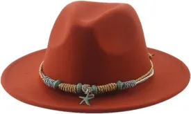 Winter Fedora Hat - Big Size Wide Brim For Women & Men, Felted, Stylish Winter Cap