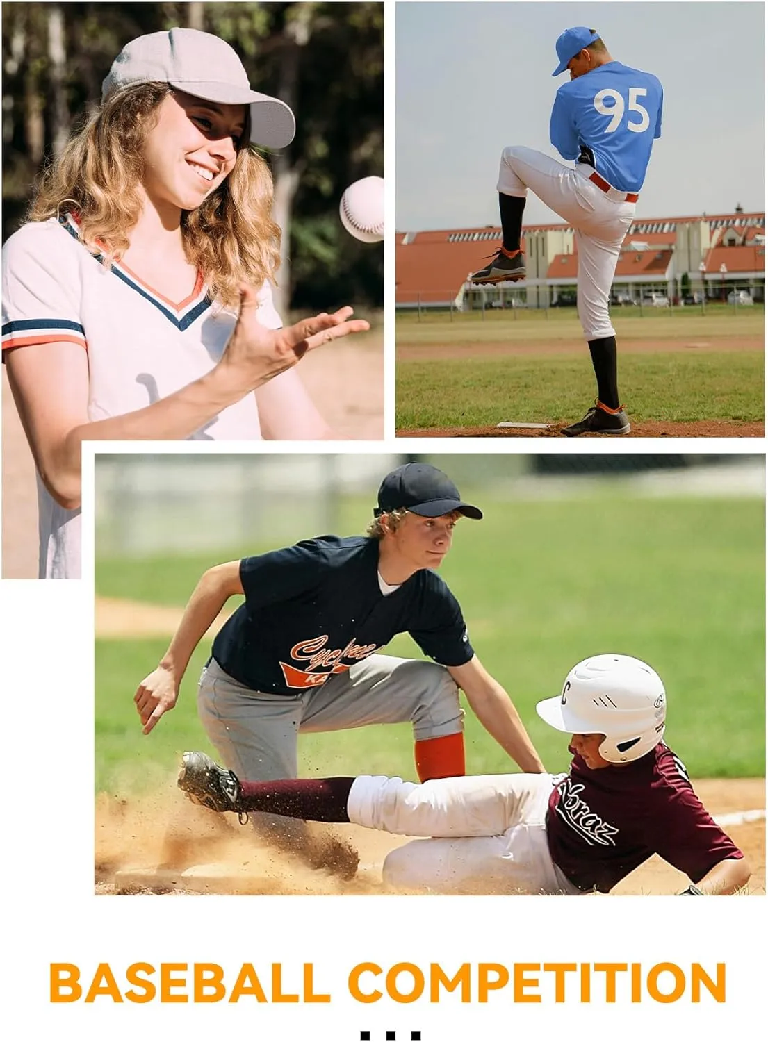 Zando Unisex Classic Baseball Caps Adjustable Sports Hats Outdoors Cotton Baseball Hat Cute Preppy Hat Golf Running Dad Hat